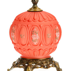 10" Nite Lite/Red with Ivory Rose