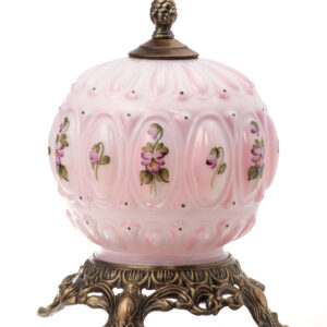 10" Nite Lite/Pink with Purple Pansy